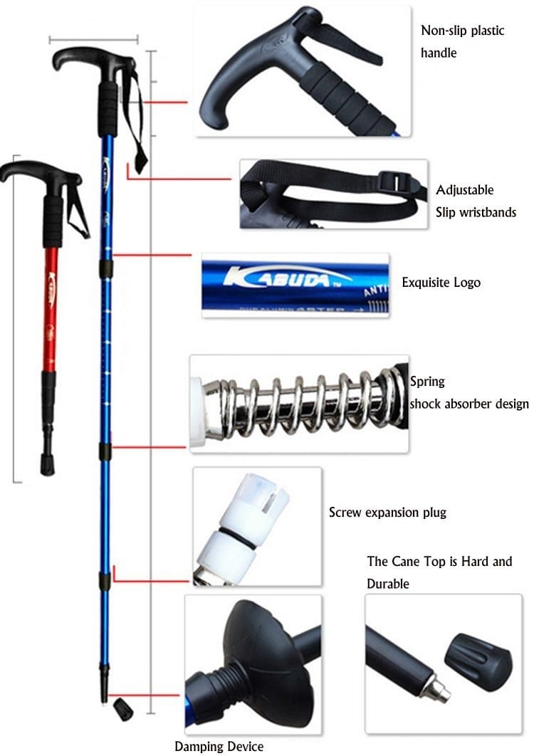 difference between ski pole and hiking pole