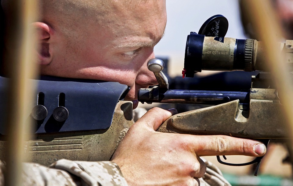 How to Sight in A Rifle Scope Eyes Wide Shot!