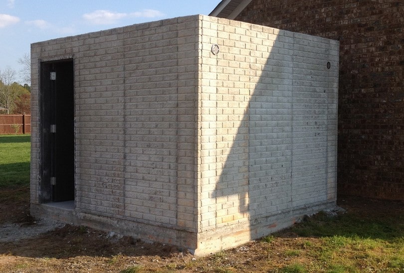 Hurricane shelter above the ground