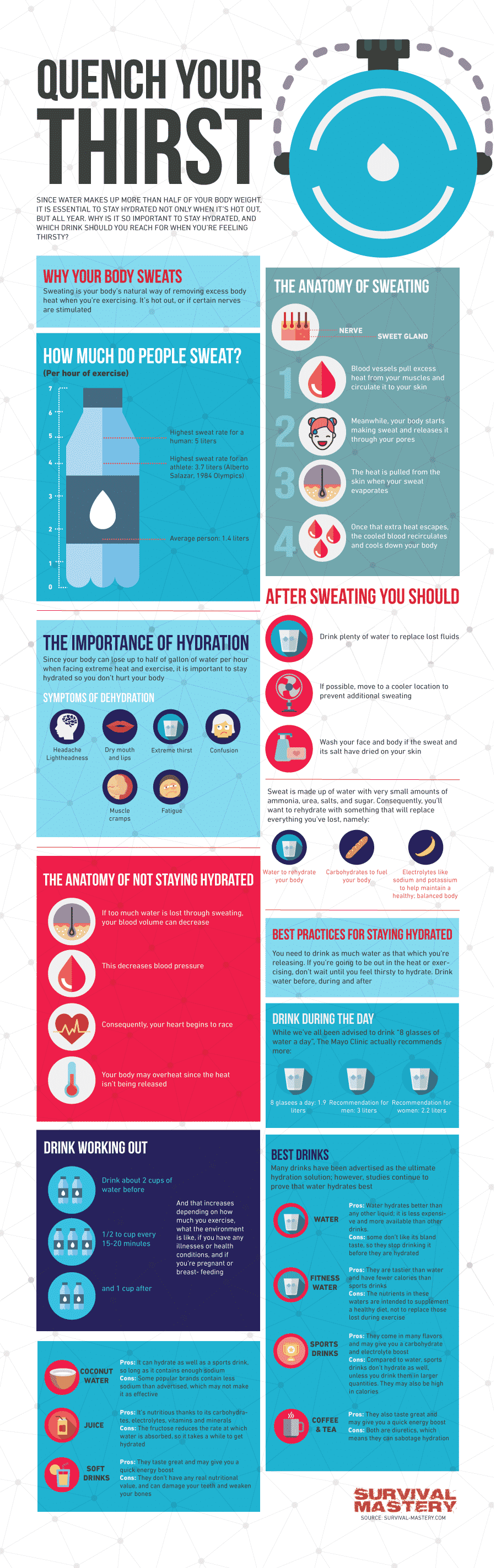 Best Hydration Drink infographic