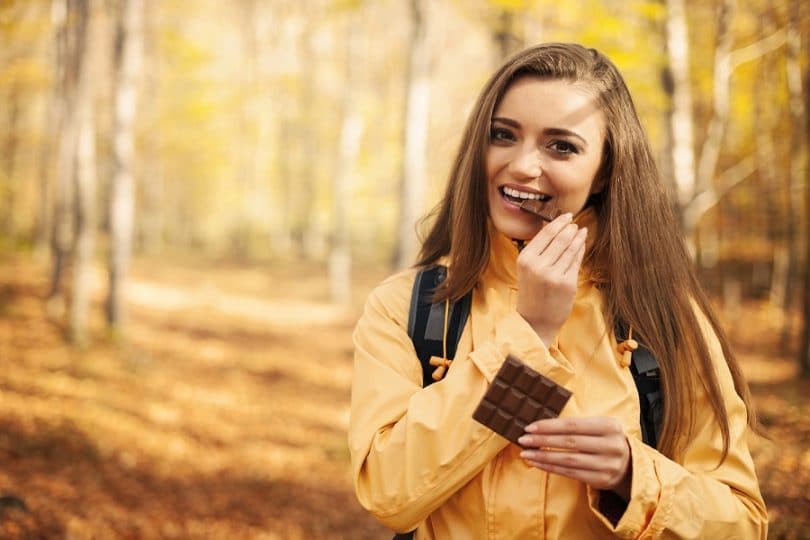 Chocolate for hiking