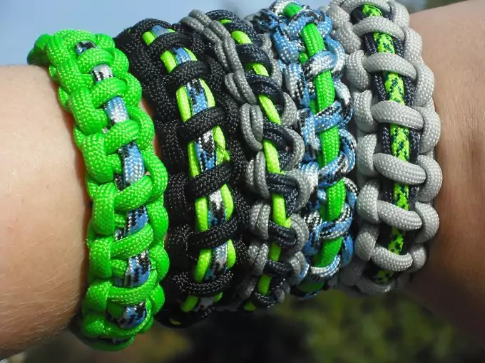 different paracord weaves