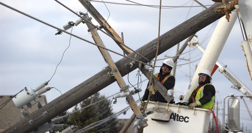 Power line repair