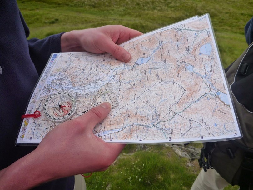 Learn to read a map and use compass