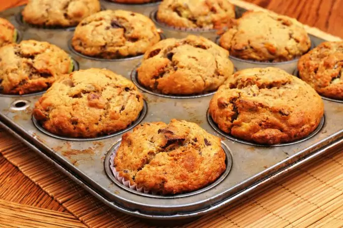 Banana Chocolate Muffins