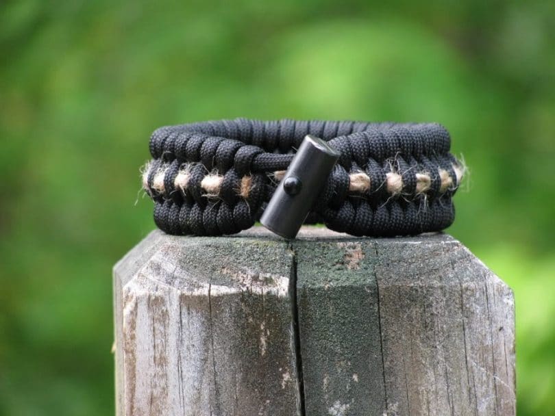 Parachute cord bracelets