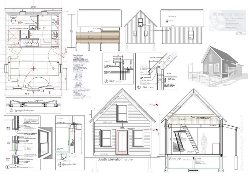 Plan for tiny house