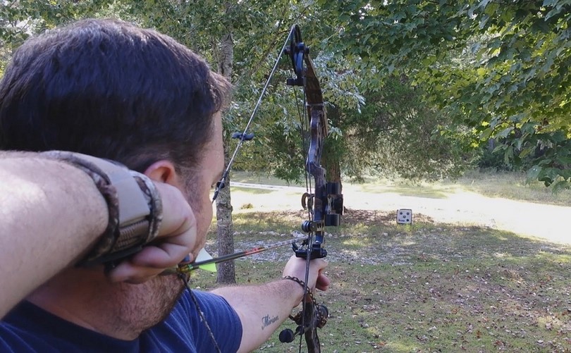 Practice bow targeting