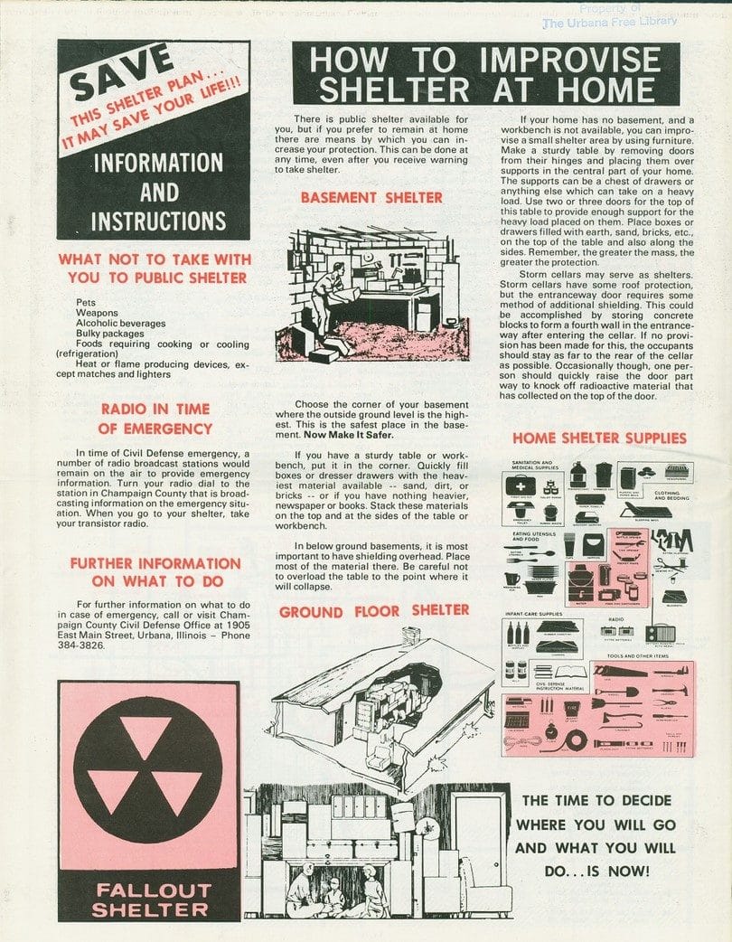 Fallout shelter at home