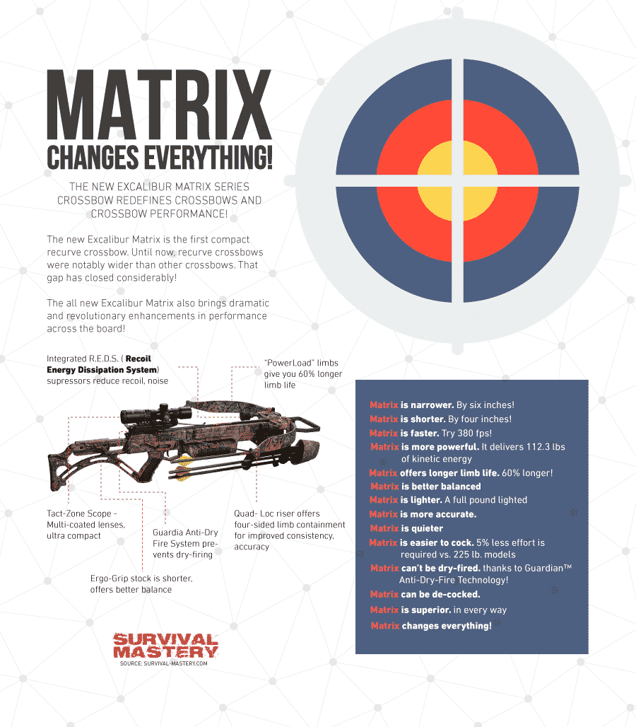 Matrix Hunting Bow infographic