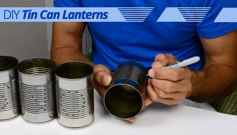 DIY Tin Can Lanterns