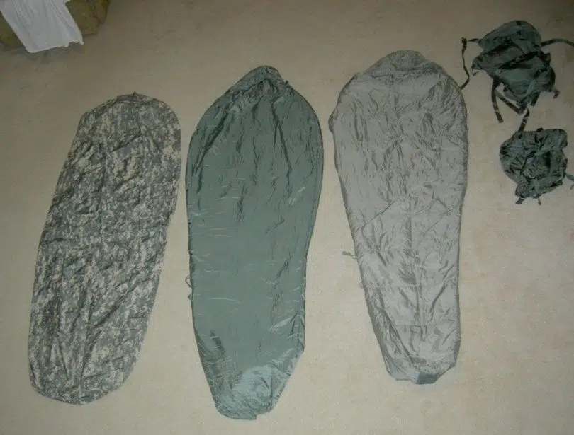 Genuine U.S. Military Goretex 5-piece improved modular sleeping bag system