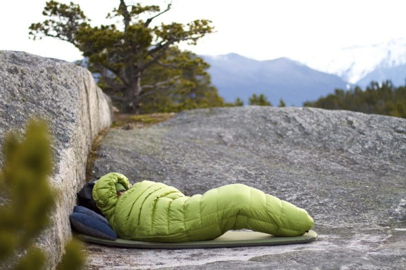 Sleeping bag for cold weather