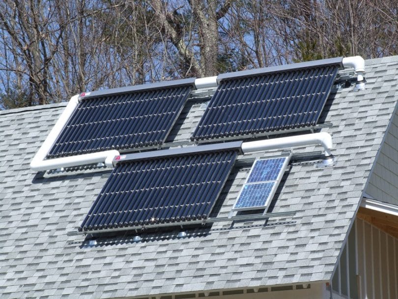 Solar panels for heat & hot water