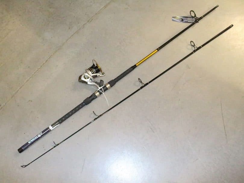 Okuma Safina Graphite Spinning Rod Combo Ultra Light 6' - Anodized Spool