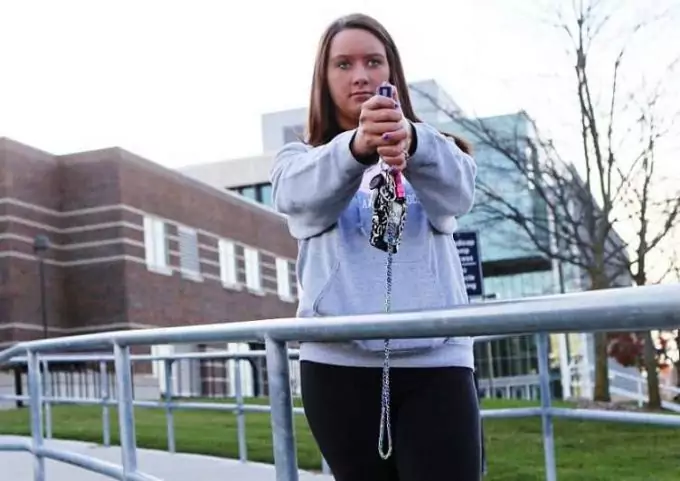 Girl with Pepper Spray