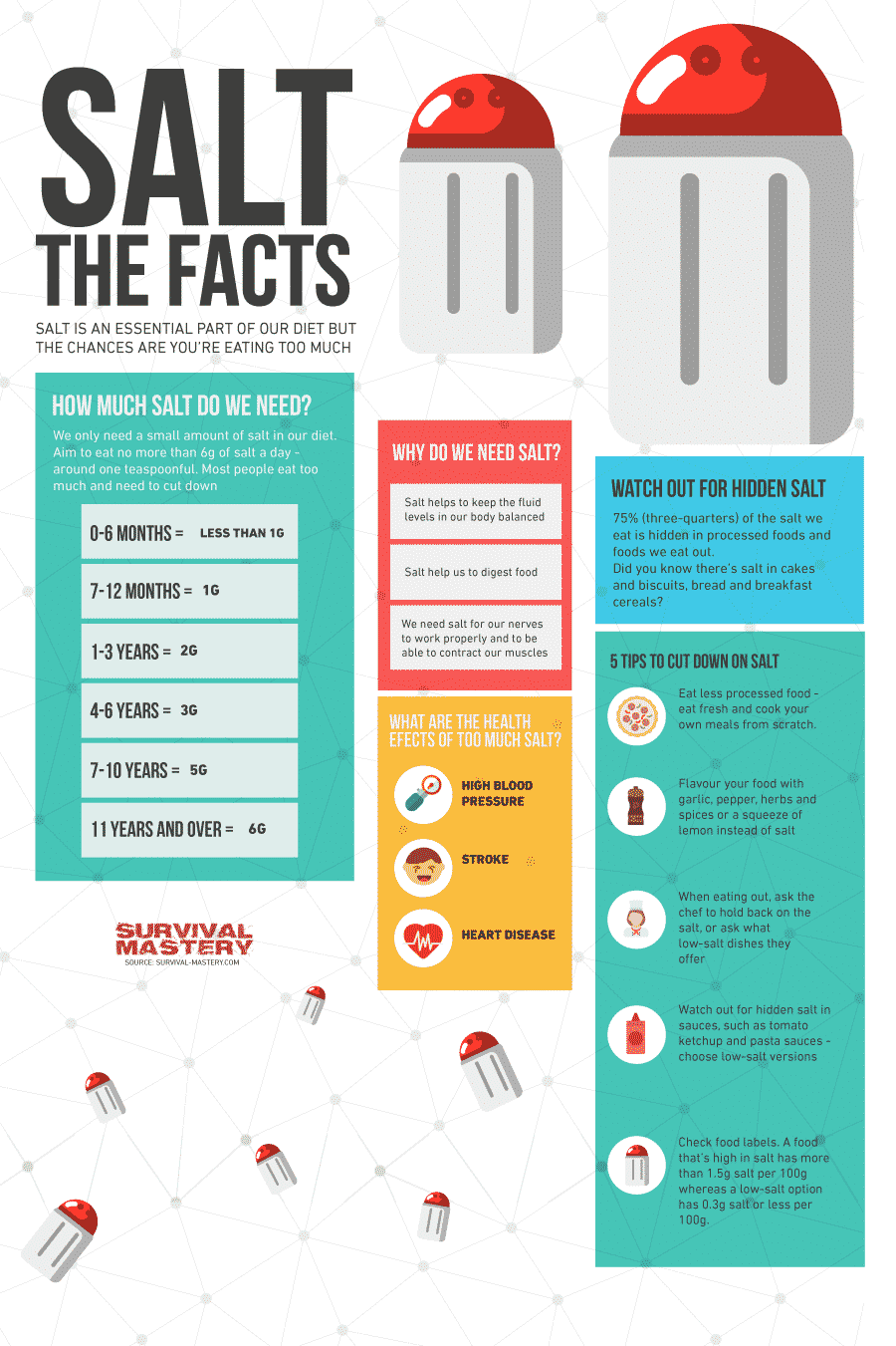 Salt the facts infographic