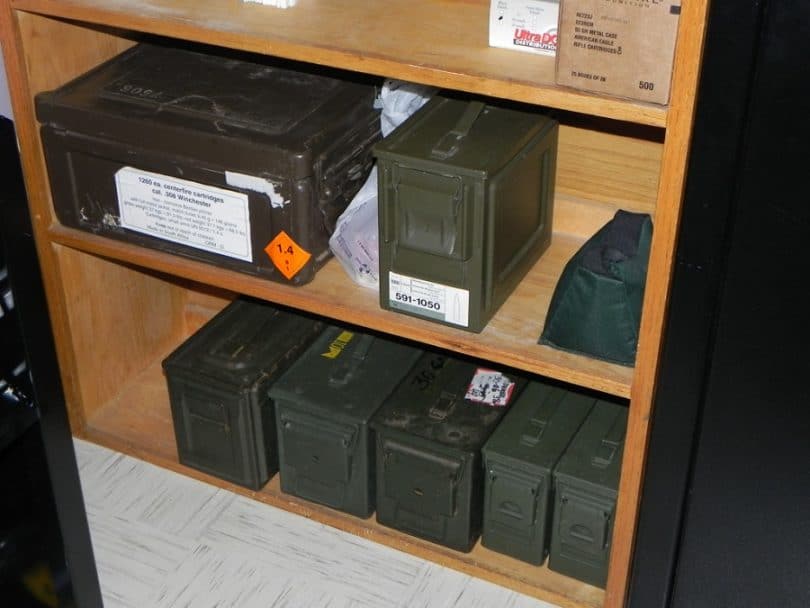 Ammo storage cabinet