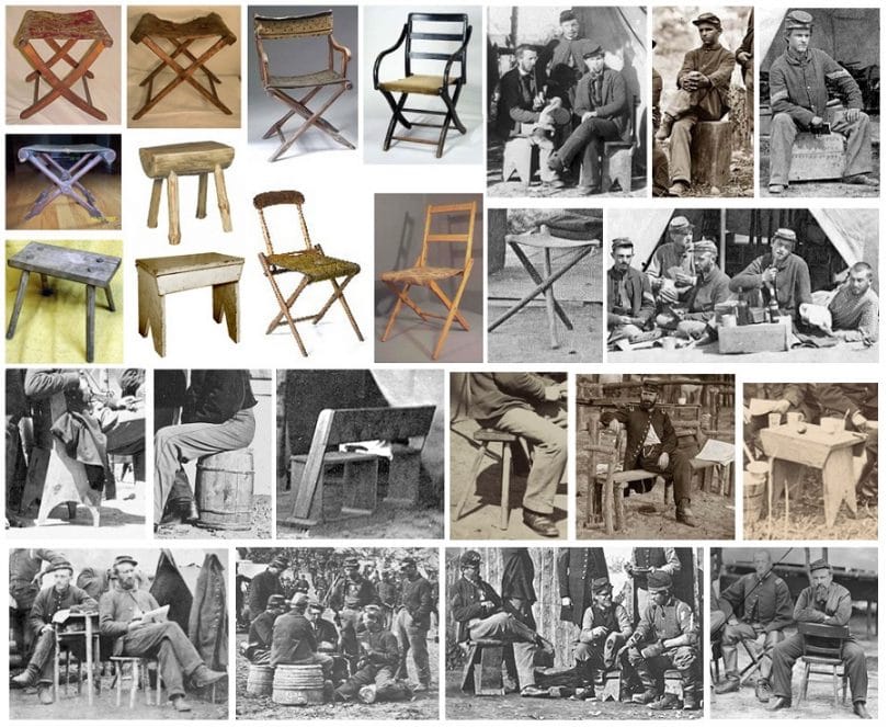 Camping chair through history