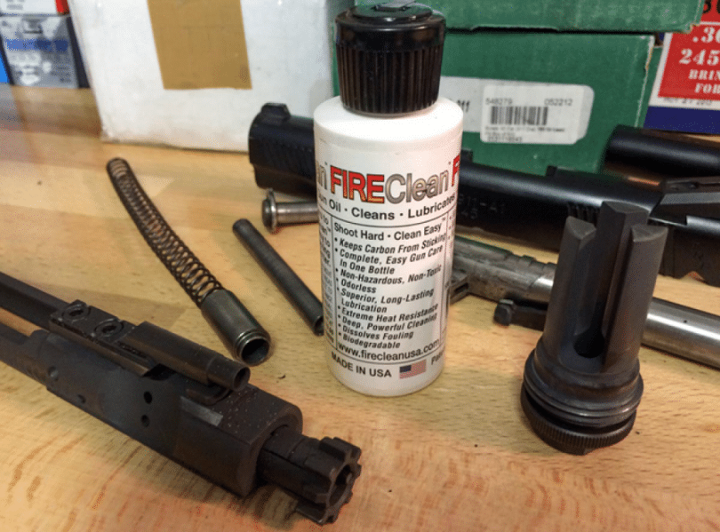 Lurication for gun cleaning