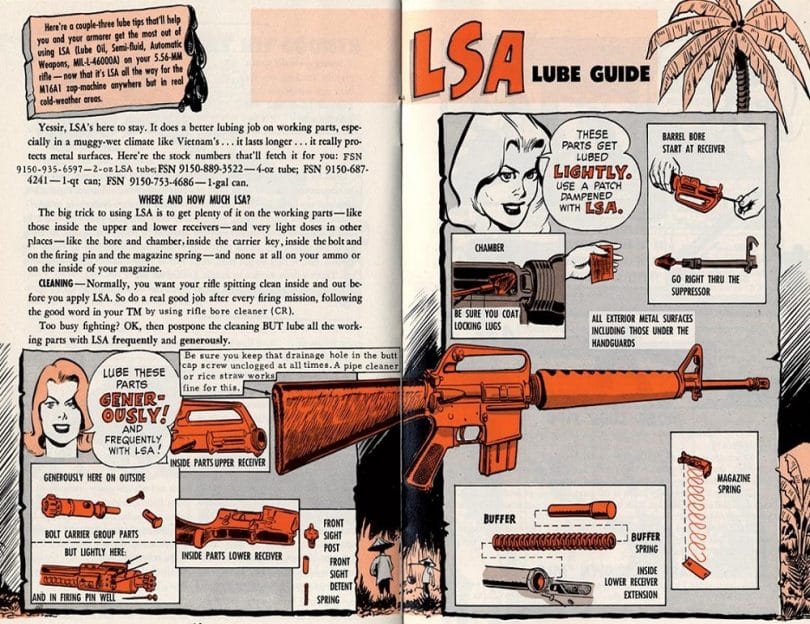 M16 maintenance guide infographic