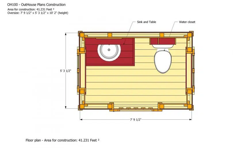 Out house plans construction