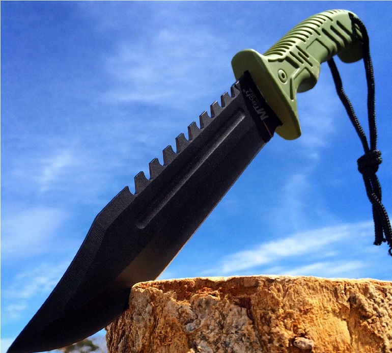 13 TACTICAL SURVIVAL Rambo Hunting FIXED BLADE KNIFE