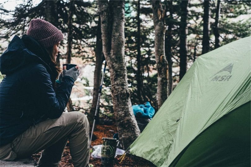 Clothing and rainwear for camping