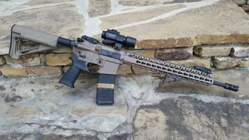 Red dot scope on AR15