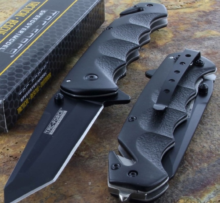 TAC Force Black Blade tactical Knife