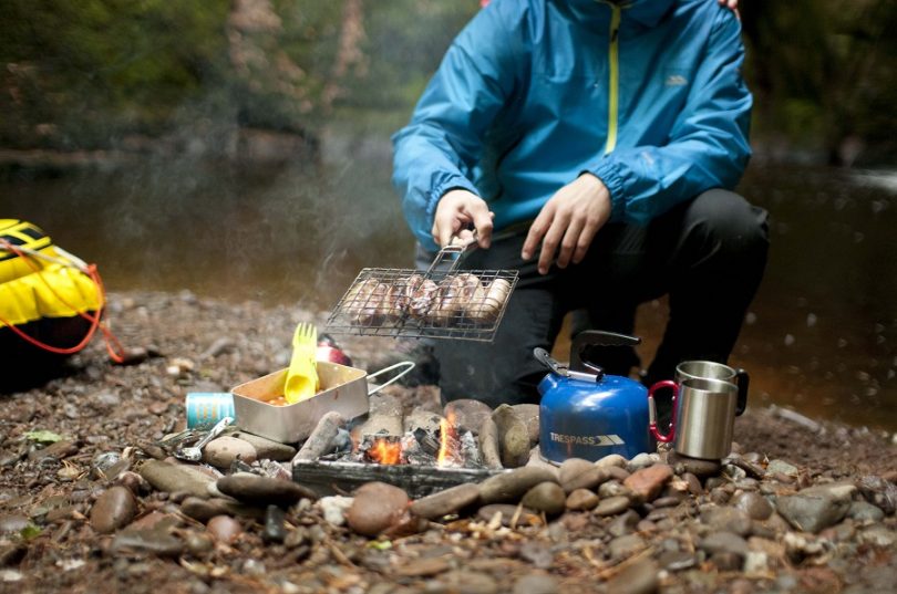 Camping cooking