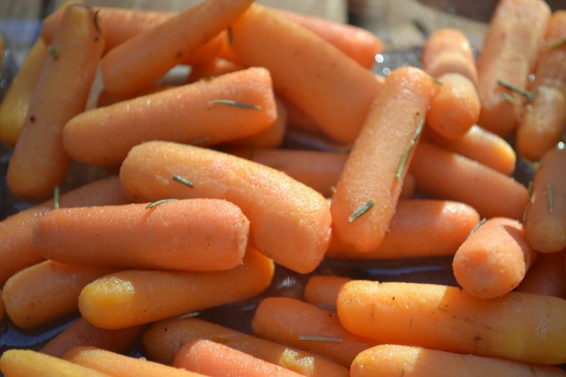 Carrots on camping