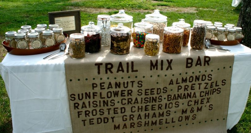 Making your own trail mix