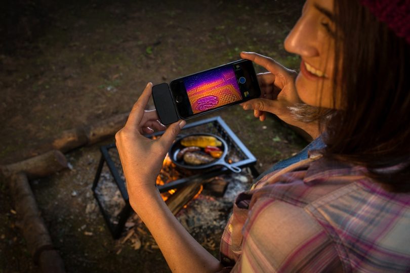 Smartphone on camping