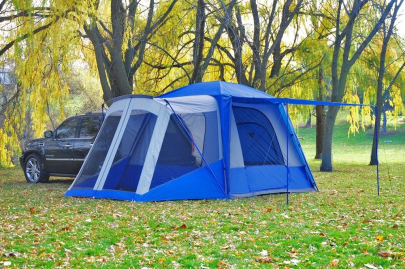 SportZ SUV Blue Grey Tent with Screen Room