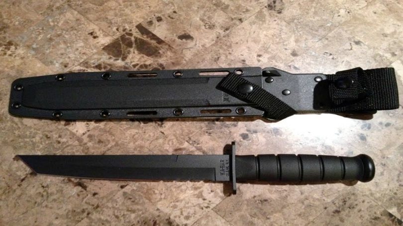 The Ka-Bar Black Fighting Blade