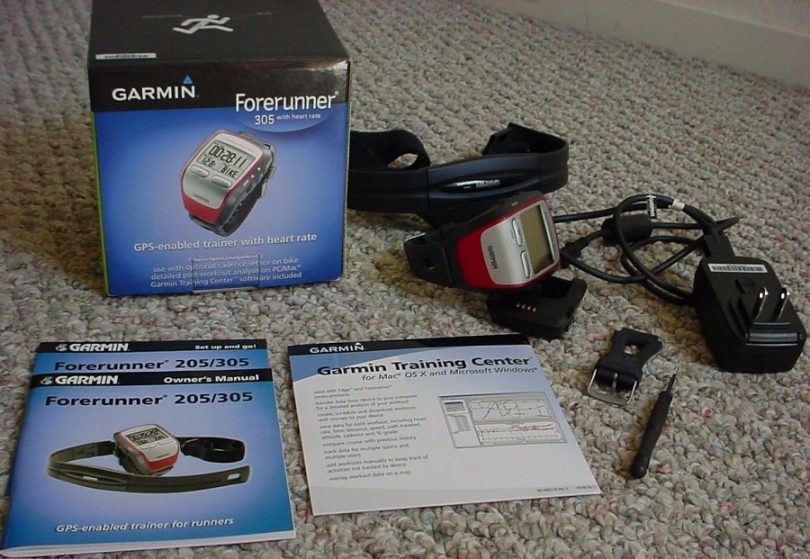 Garmin Forerunner 305 GPS Receiver With Heart Rate Monitor