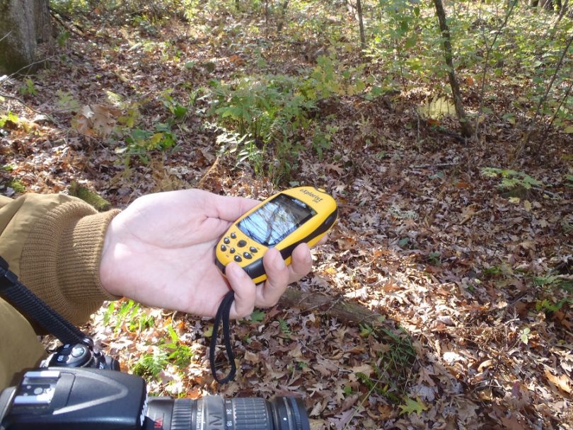 Hiking GPS unit