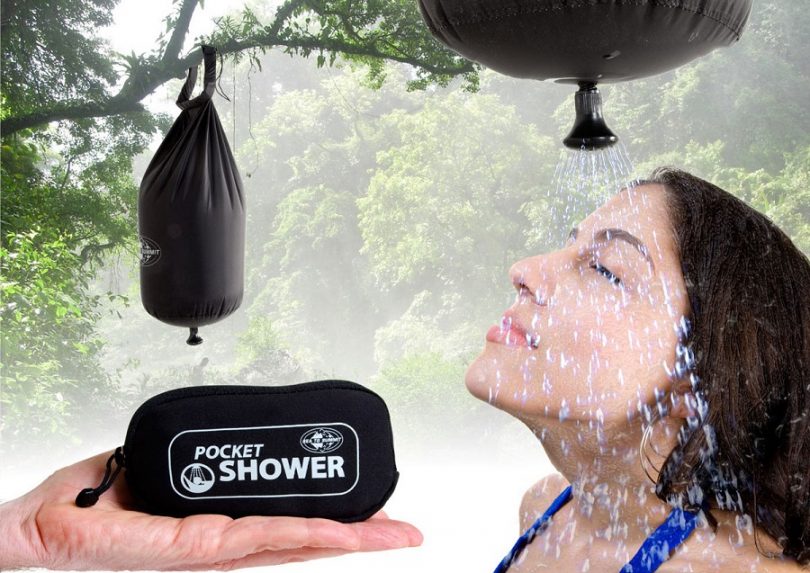 Pocket shower