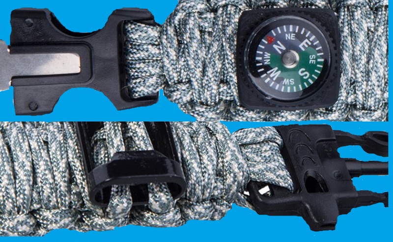 TTLIFE Ultimate 13 Pieces Survival Kit Including Paracord Bracelet