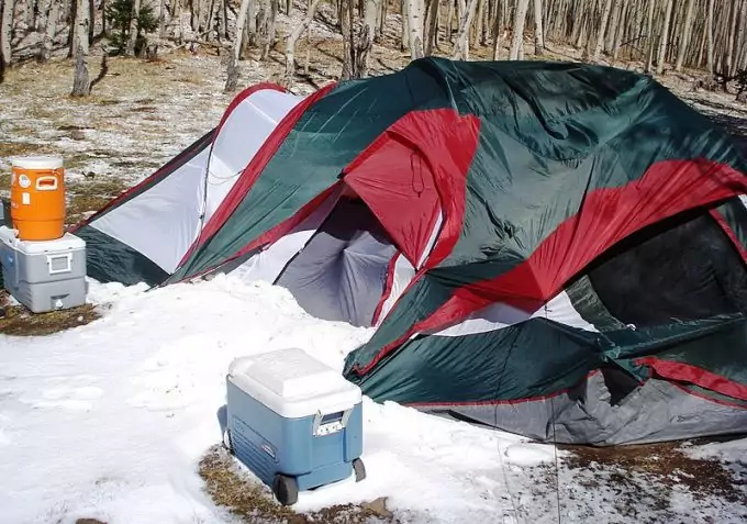 Winter Camping Comfort