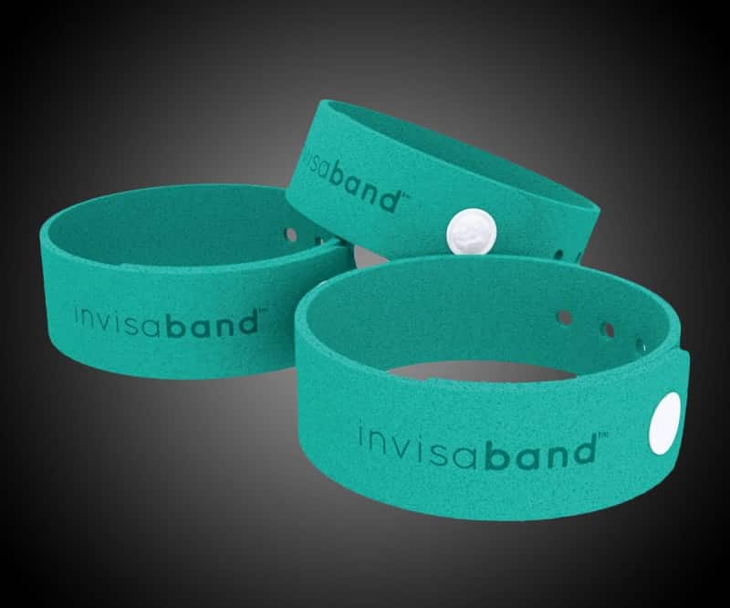 Invisaband 6 Pack All Natural Mosquito Repellent Bracelets