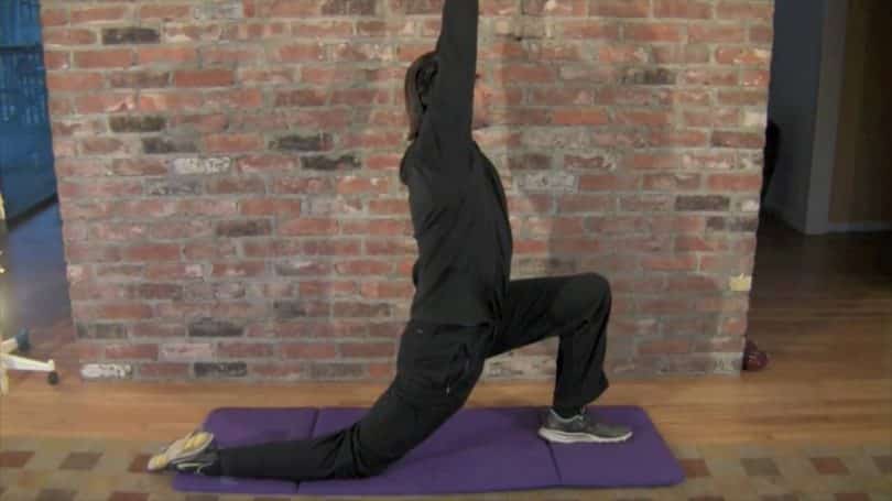 stretch to get rid of nausea