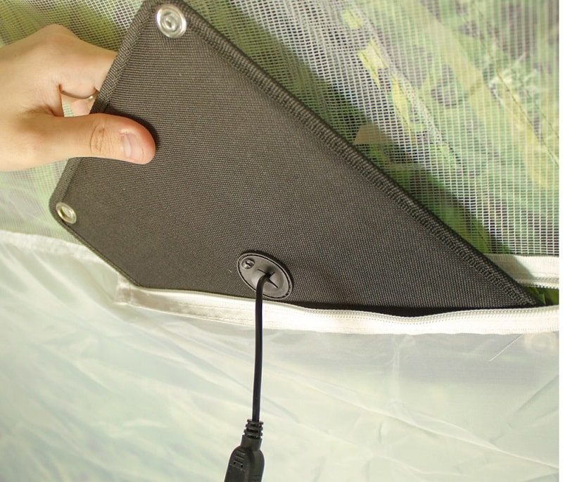 solar powered tent cells