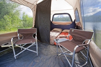 Coleman Instant Cabin Tent inside