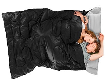 Ohuhu Double Sleeping Bag with 2 Pillows