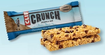 clif crunch chocolate peanut butter granola bar