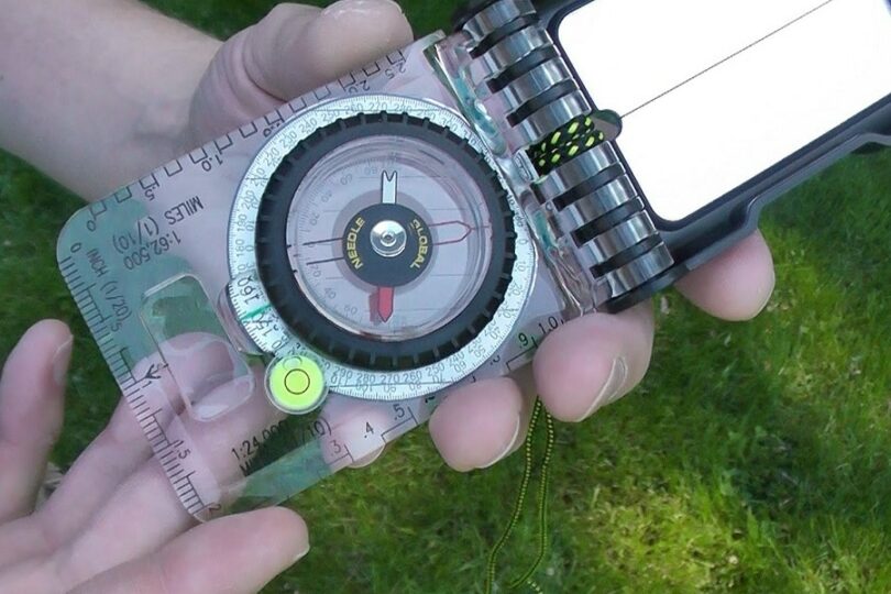 Compass With Declination Adjustment