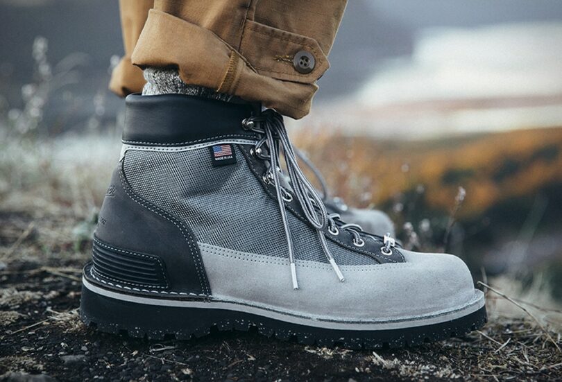 Grey Hiking Boots