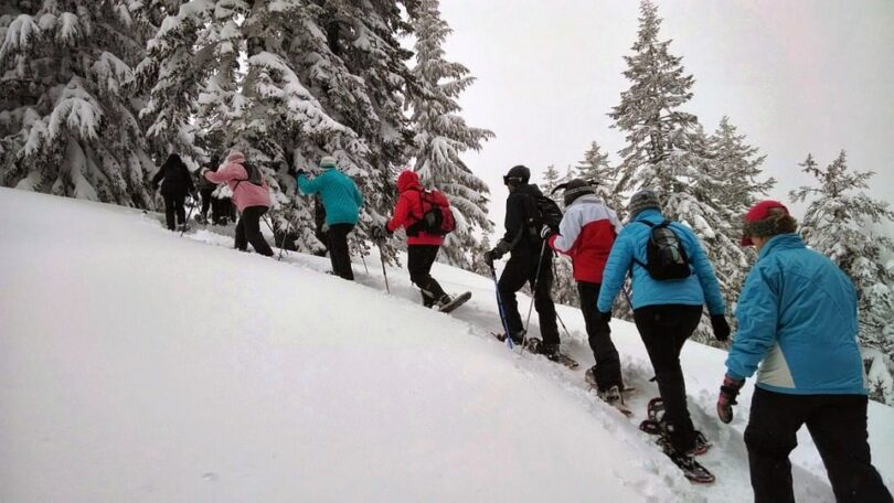 Snoeshoes Hiking